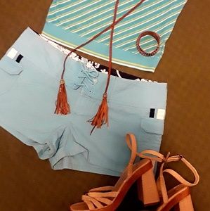 Turquoise Surfer Shorts